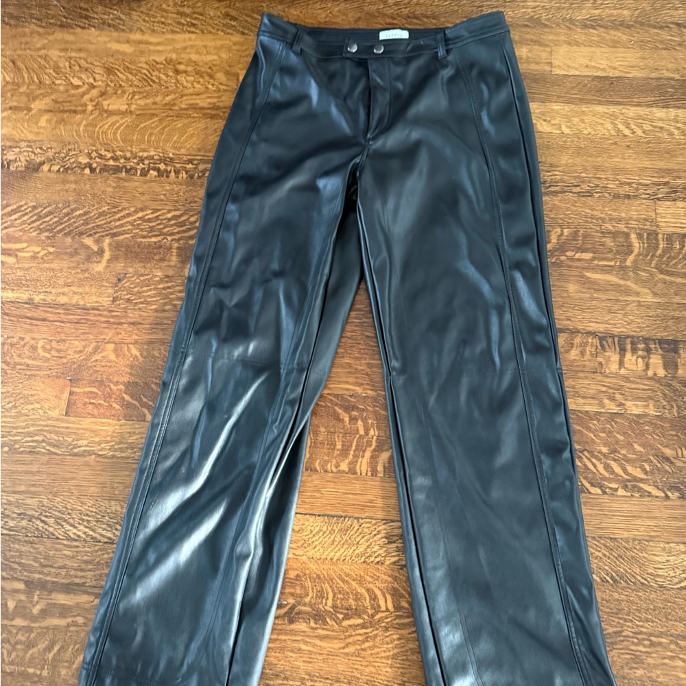 PacSun Sleek Black Faux Leather Pants